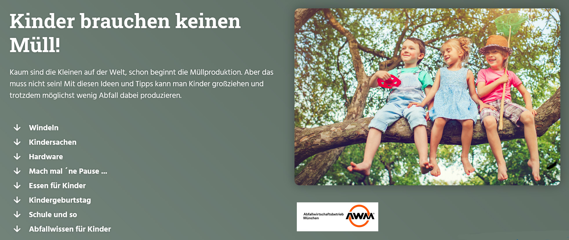 muenchen kinder abfallbild