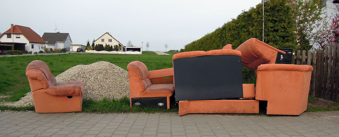 Sperr Sofa+Sessel-orange